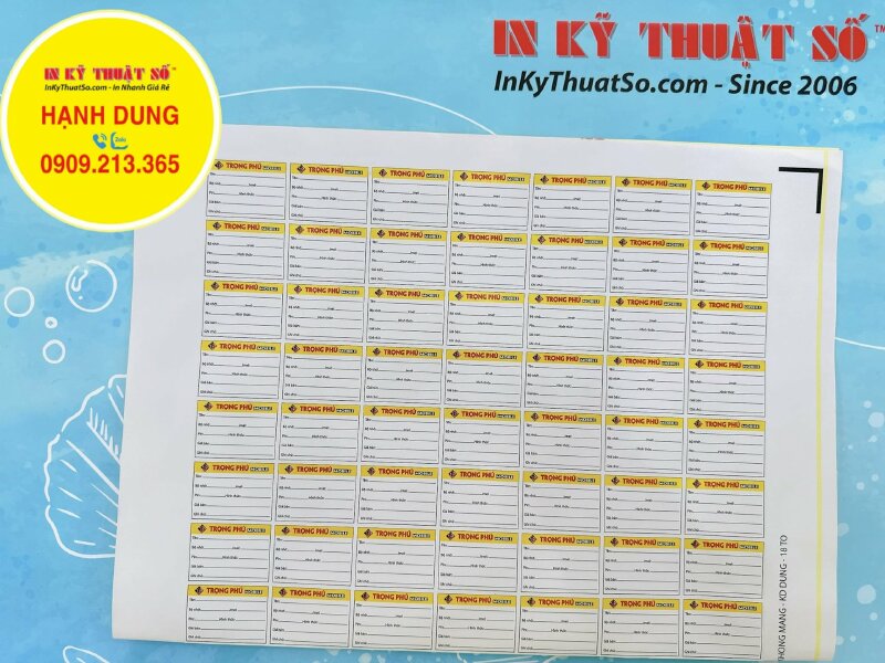 In tem phụ hàng hóa thông tin sản phẩm, tem decal giấy không màng, bế hình chữ nhật - INKTS1197