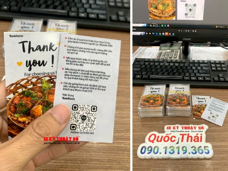 In thiệp cảm ơn mua hàng, card Thank You đẹp - INKTS1165