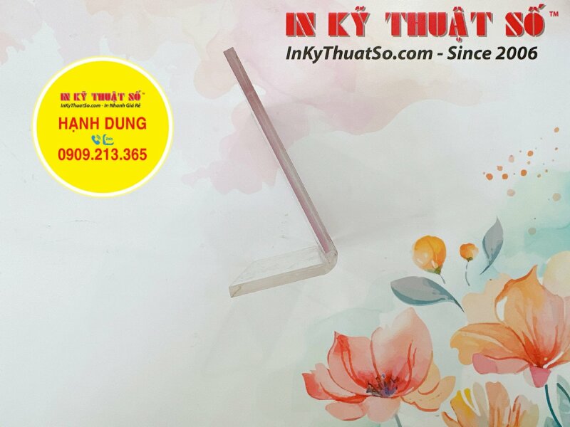 Mica để bàn QRcode thanh toán, Standee QR để quầy thu ngân cho shop, cửa hàng - INKTS1184