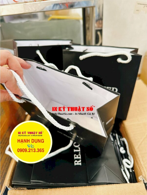 Đặt làm túi giấy in Offset cho nền tảng mua & bán lại thời trang second-hand chất lượng cao - INKTS1418