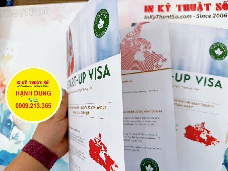 In ấn brochure giới thiệu chương trình Visa khởi nghiệp Start-up Canada - INKTS1392