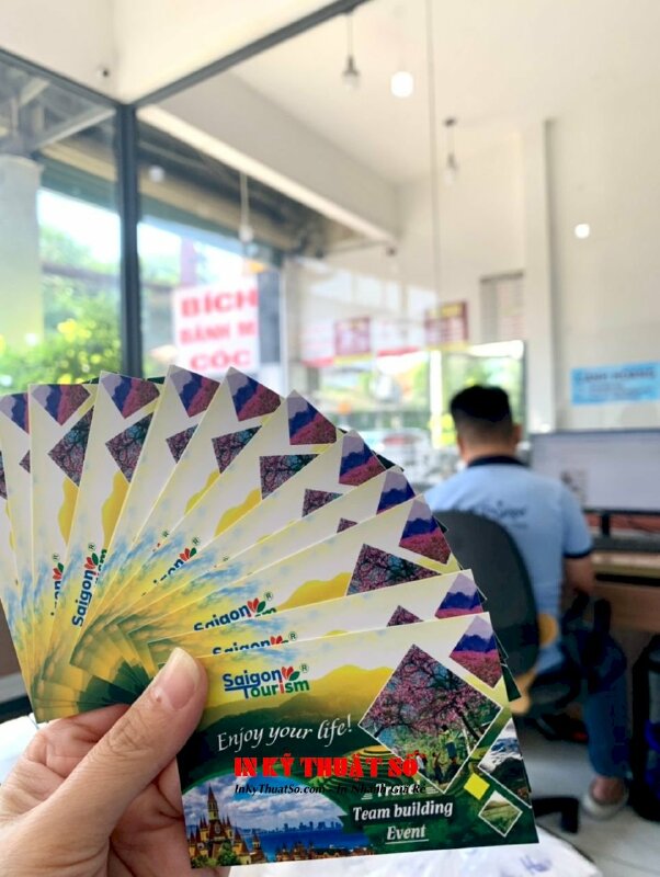In name card nhân viên kinh doanh Sale lữ hành tour du lịch - INKTS1386