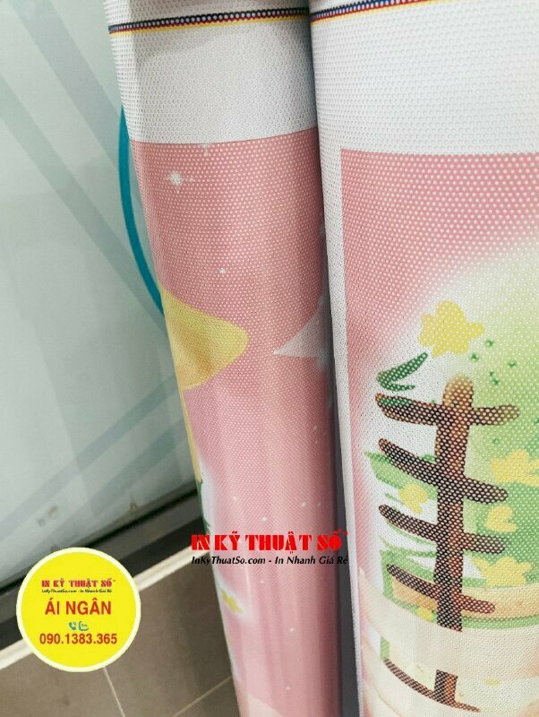 In decal lưới trang trí lớp học mầm non, khu vui chơi cho bé