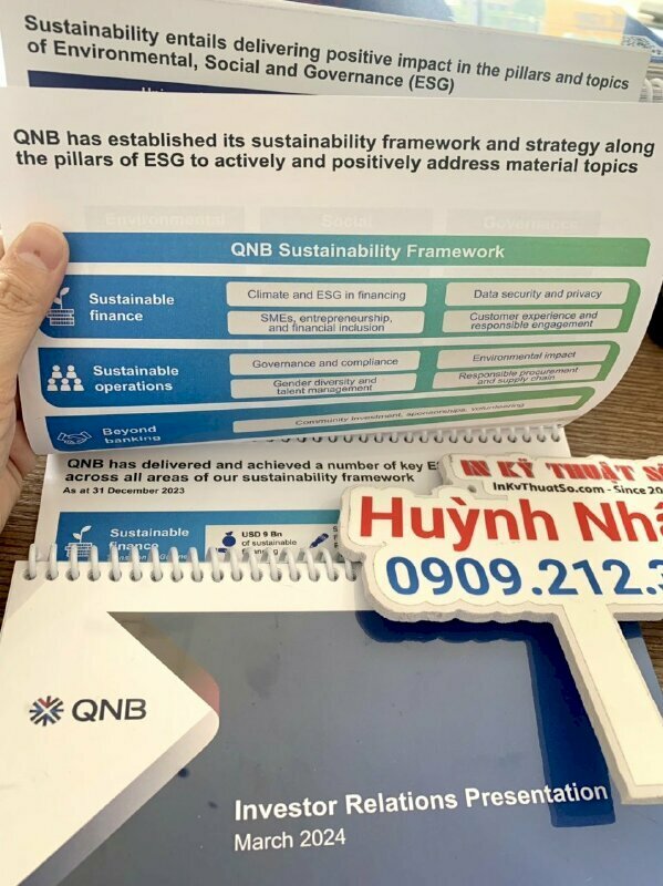 In tài liệu thuyết trình nhà đầu tư chất liệu giấy Fort 80grsm