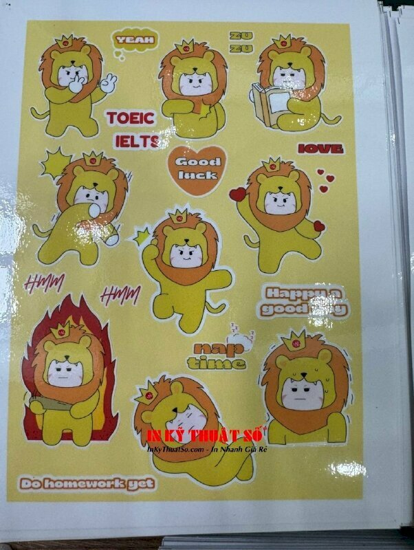 In sticker Bình Thạnh, in sticker dán trang trí độc đáo