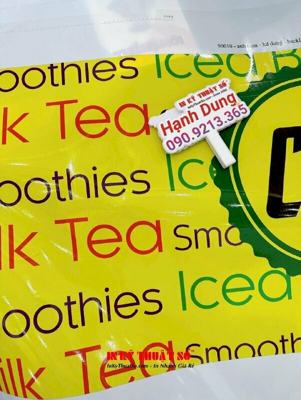 In backlit logo trang trí quán cà phê