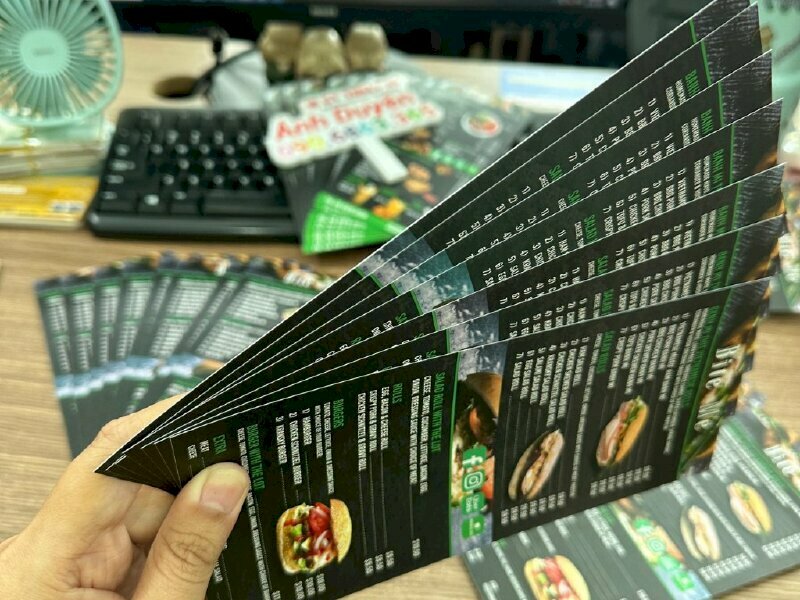 Mẫu tờ rơi quảng cáo cho nhà hàng tại Úc được in ấn bởi In Kỹ Thuật Số Since 2006