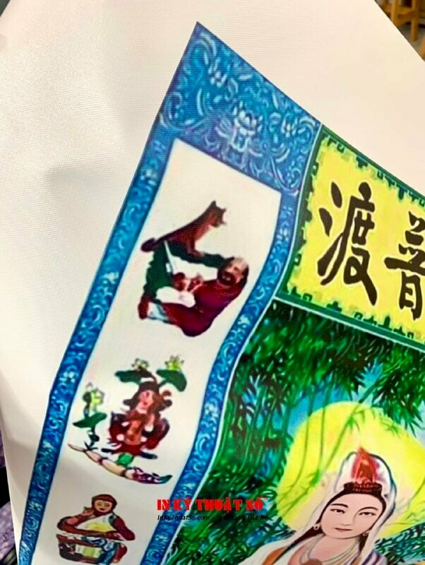 In Canvas mực dầu bóng ứng dụng công nghệ in phun kỹ thuật số hiện đại tại 365 Lê Quang Định, Bình Thạnh, TPHCM