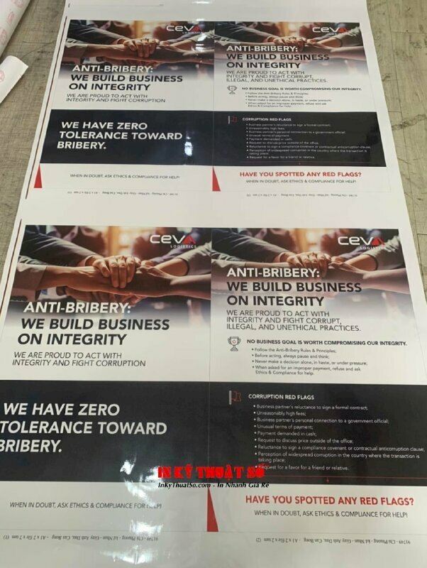 In ảnh A1 giấy ảnh mực dầu cán màng bóng