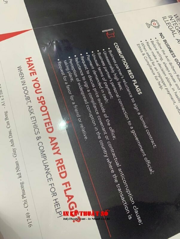 In ảnh trang trí, quảng cáo kích thước lớn bằng công nghệ in phun kỹ thuật số