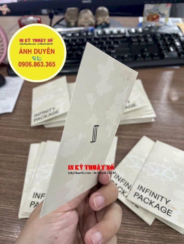 In folder mini, vỏ túi giấy đựng voucher quà tặng - INKTS1594