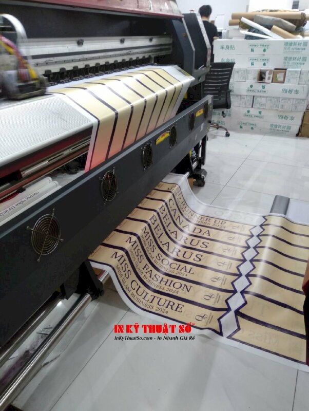 In băng đeo chéo hoa hậu, sash hoa hậu theo yêu cầu TPHCM - In Kỹ Thuật Số Since 2006 - Ảnh: 8