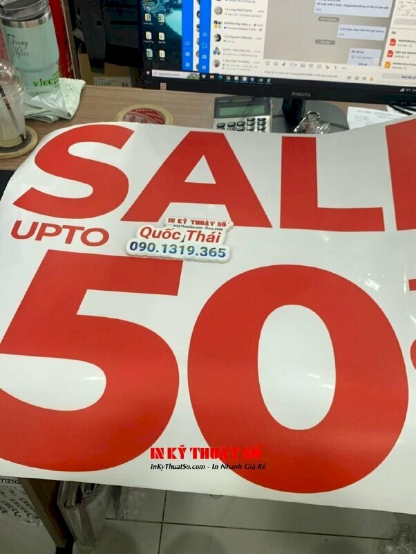Decal dán cửa kính Sale up to 50% off, in Decal trong khổ lớn dán kính