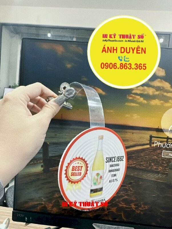 Thiết kế, in wobbler quảng cáo giúp thu hút khách hàng và tăng hiệu quả bán hàng