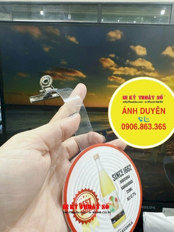 Thiết kế wobbler theo mẫu và nhận in wobber mọi số lượng dù chỉ 1 ấn phẩm