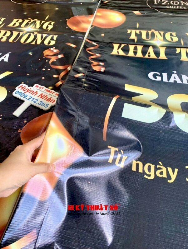 In băng rôn sự kiện, băng rôn quảng cáo ngoài trời tại In Kỹ Thuật Số Since 2006