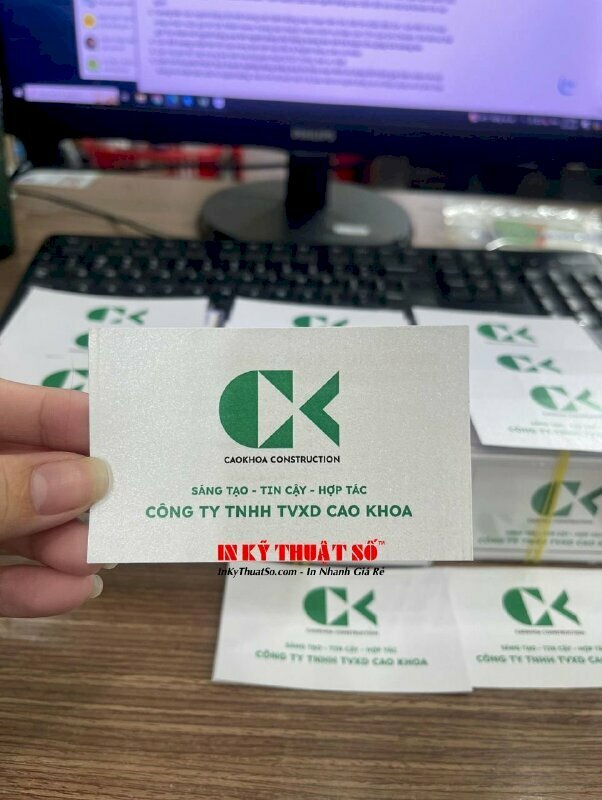 In card visit giá rẻ TPHCM, name card in theo yêu cầu