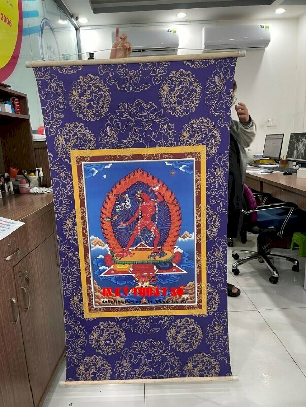 Tranh Phật giáo Mật Tông Vajrayogini in từ chất liệu Canvas tại In Kỹ Thuật Số Since 2006