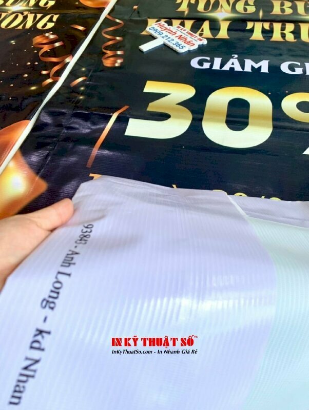 In bạt hiflex quảng cáo ngoài trời, bạn in hiflex quảng cáo giá rẻ