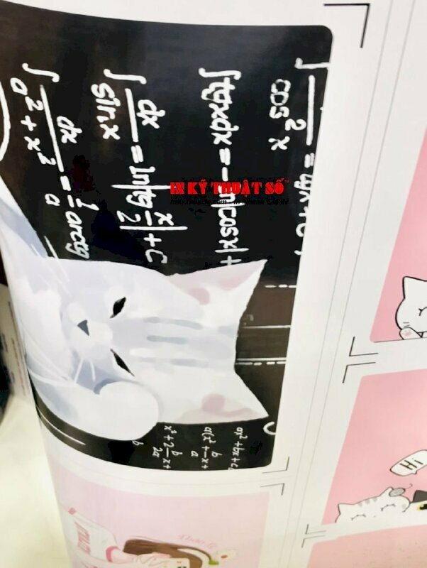 Decal dán trang trí bàn học sinh kích thước dàn file in lên khổ ngang 1m4