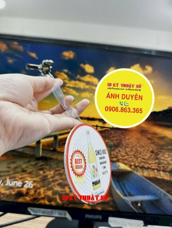 In kẹp nhựa giới thiệu sản phẩm, kẹp nhựa quảng cáo