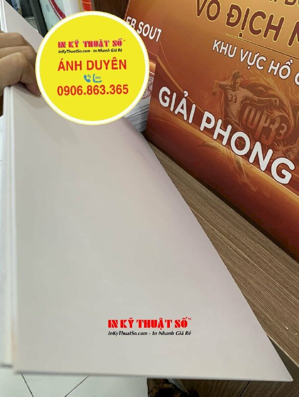 In biển trao giải thưởng Đội Vô Địch, Giải Nhì, Giải Phong Cách sự kiện giải bóng đá phong trào - INKTS1821