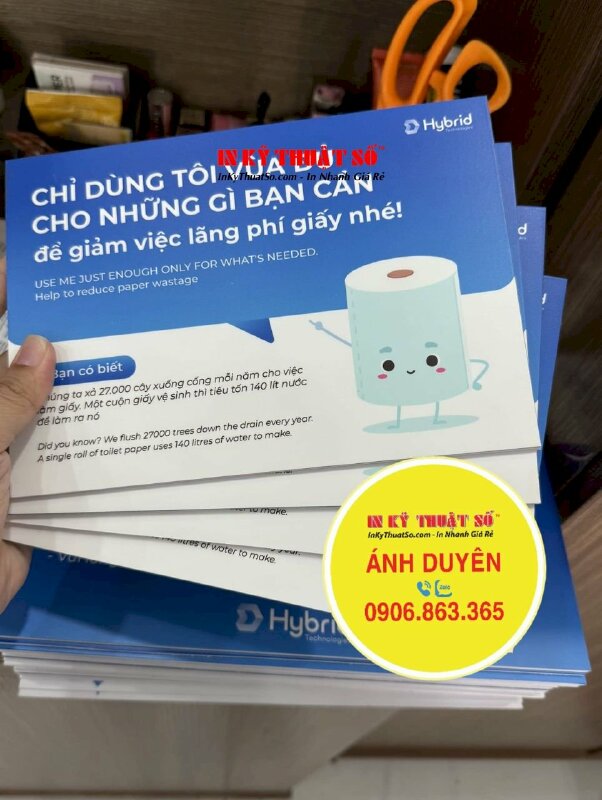 In cán Formex 3li khổ A4, khổ A5 làm bảng thông tin tuyên truyền sử dụng tiết kiệm giấy - INKTS1825