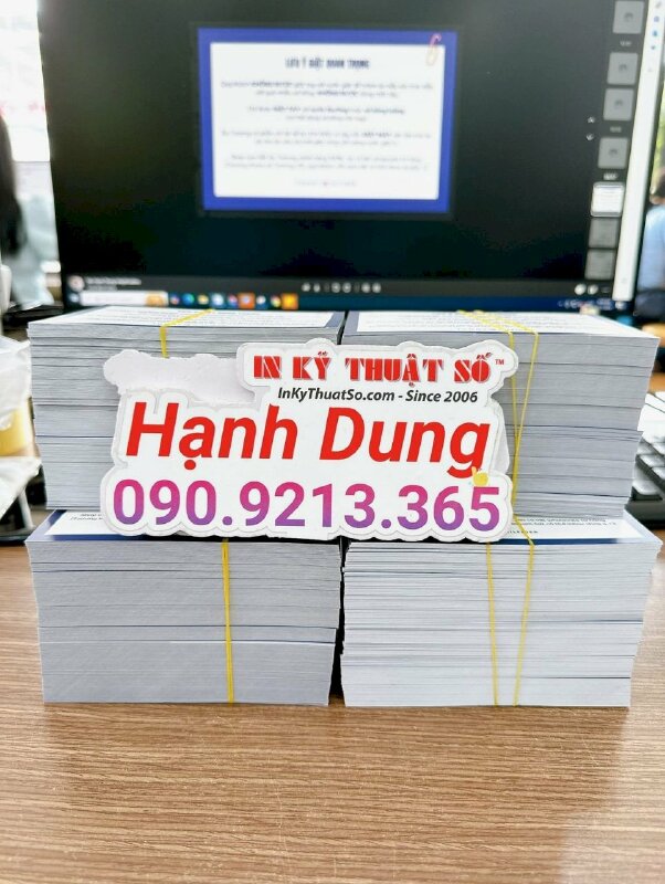 In card lưu ý giặt quan trọng gửi kèm sản phẩm quần áo thời trang, in giấy hướng dẫn sử dụng giặt ủi - INKTS1211