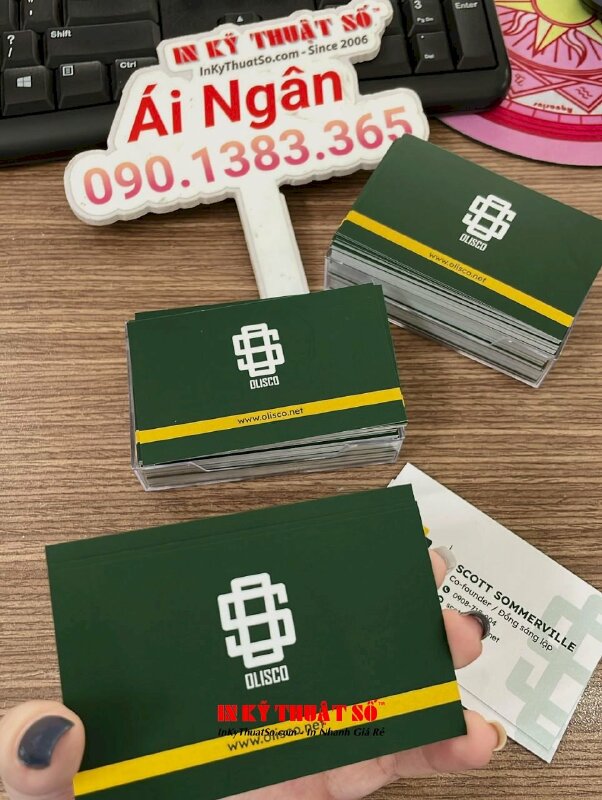 In name card chức danh Co-founder Đồng sáng lập Công ty tư vấn thế thao Sports Consultancy - INKTS1830