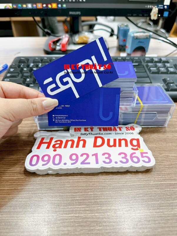 In name card Founder & CEO doanh nghiệp kinh doanh hàng điện tử - INKTS1845