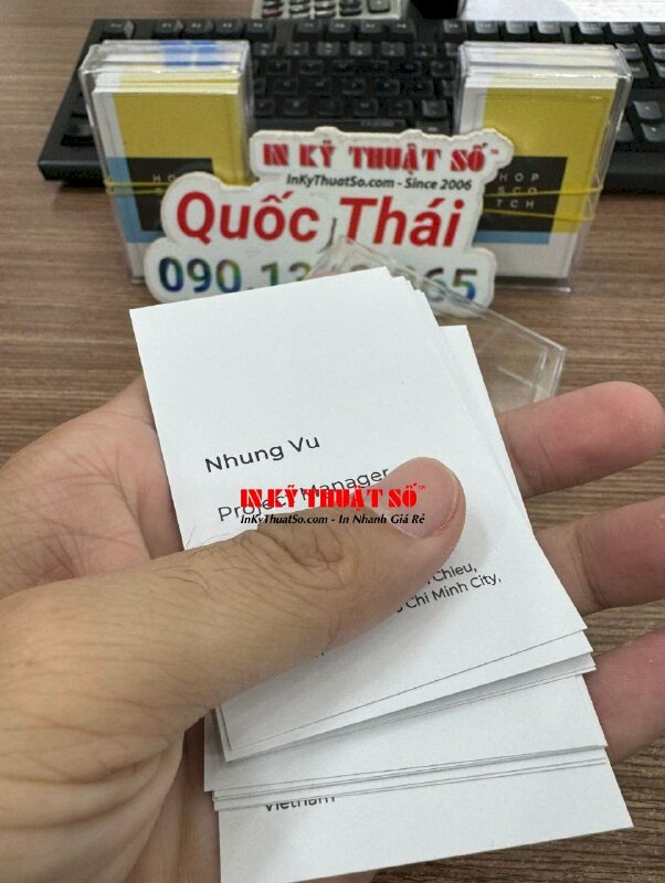 In name card Project Manager Quản lý dự án - INKTS1691