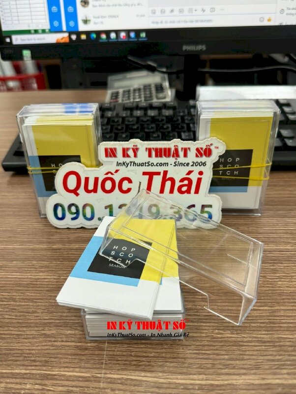 In name card Project Manager Quản lý dự án - INKTS1691