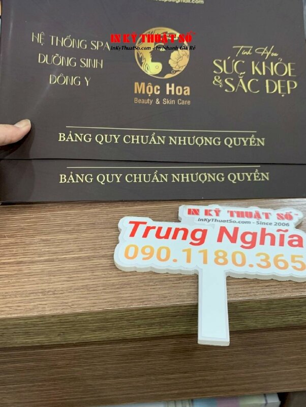 In profile hồ sơ năng lực công ty, bảng quy chuẩn nhượng quyền - INKTS675