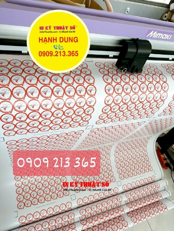 In tem dán sản phẩm cá hồi nhập khẩu, tem Decal dán sản phẩm - INKTS1767