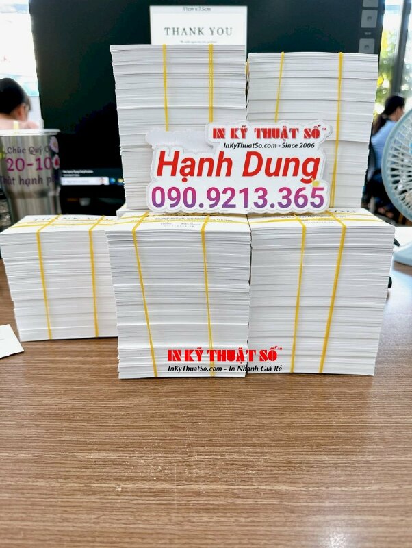 In thẻ cảm ơn, in card quy định về đổi trả hàng hóa, in giấy mỹ thuật K02 - INKTS1804