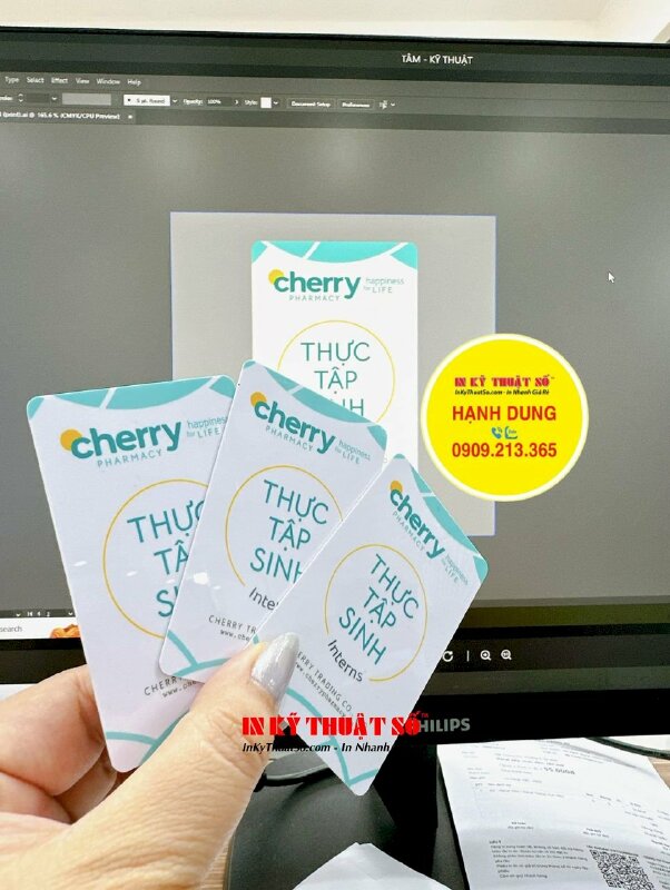 In thẻ nhân viên thực tập sinh Interns cho công ty Pharmacy chuỗi hiệu thuốc, nhà thuốc - INKTS1725