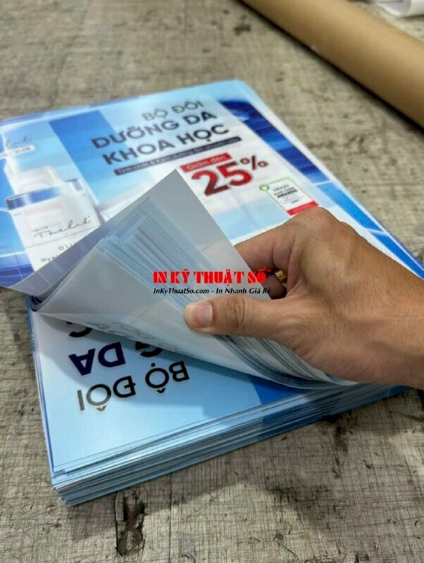 In backlit làm hộp đèn quảng cáo mỹ phẩm