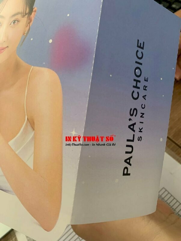 In cover quảng cáo mỹ phẩm bằng giấy Coucher bởi In Kỹ Thuật Số Since 2006