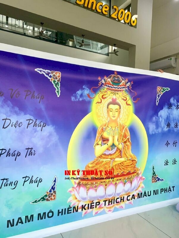 In tranh cúng dường Chùa mùa Vu Lan Thắng Hội