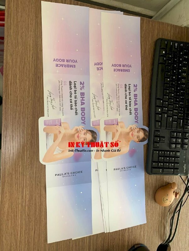 Giấy cover làm bao giấy cho combo sản phẩm được in ấn bằng công nghệ in Offset hiện đại