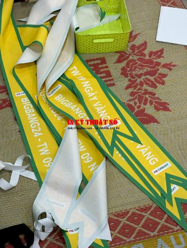 In băng đeo chéo người cho công ty FE Credit