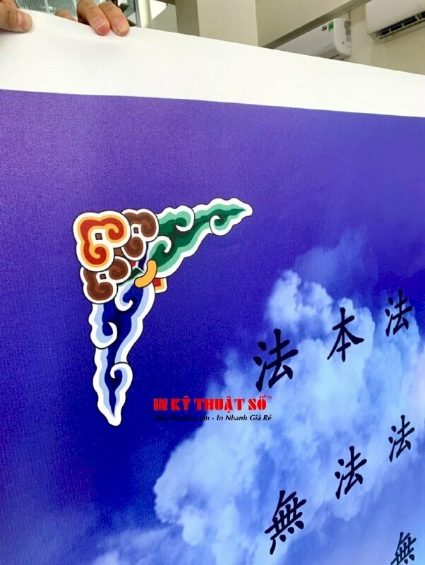 Tranh Canvas Phật Giáo in kích thước lớn cúng dường Chùa