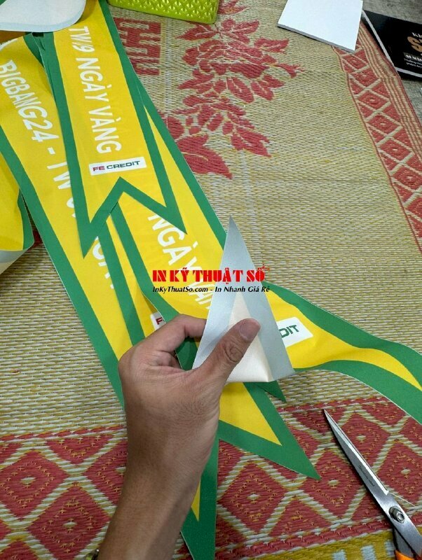 Thiết kế & In silk Sash event cho doanh nghiệp tại In Kỹ Thuật Số 365 Lê Quang Định