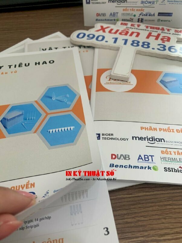 In catalogue khổ A5 gồm 16 trang đóng cuốn - In ấn bởi In Kỹ Thuật Số Since 2006