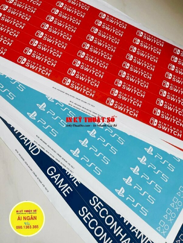 Thiết kế & In decal theo nhiều kích thước khác nhau dán trang trí