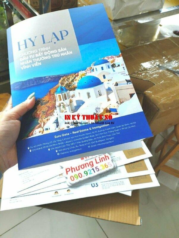 In tờ rơi A3 với thiết kế hình ảnh và nội dung hài hòa, rõ nét tạo hiệu quả quảng cáo cao