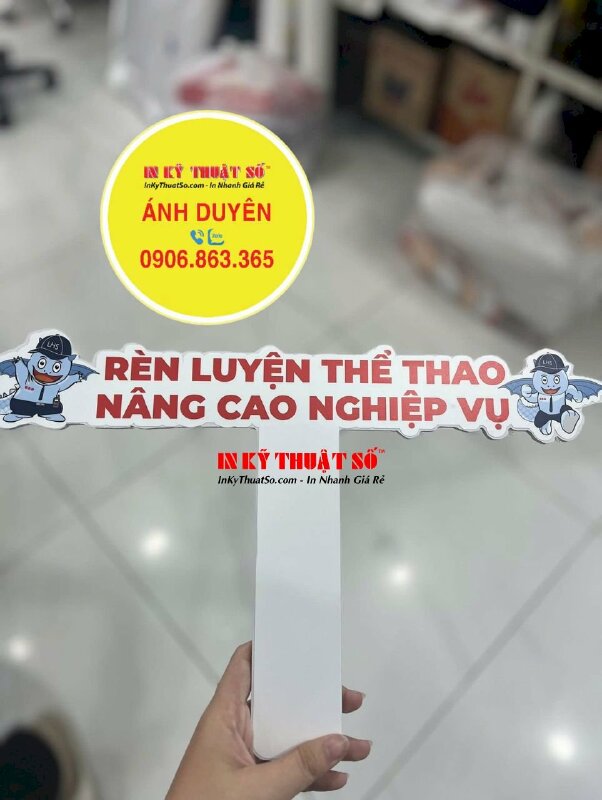 In hashtag cầm tay sự kiện hội thao, hashtag cầm tay sự kiện doanh nghiệp - INKTS1900