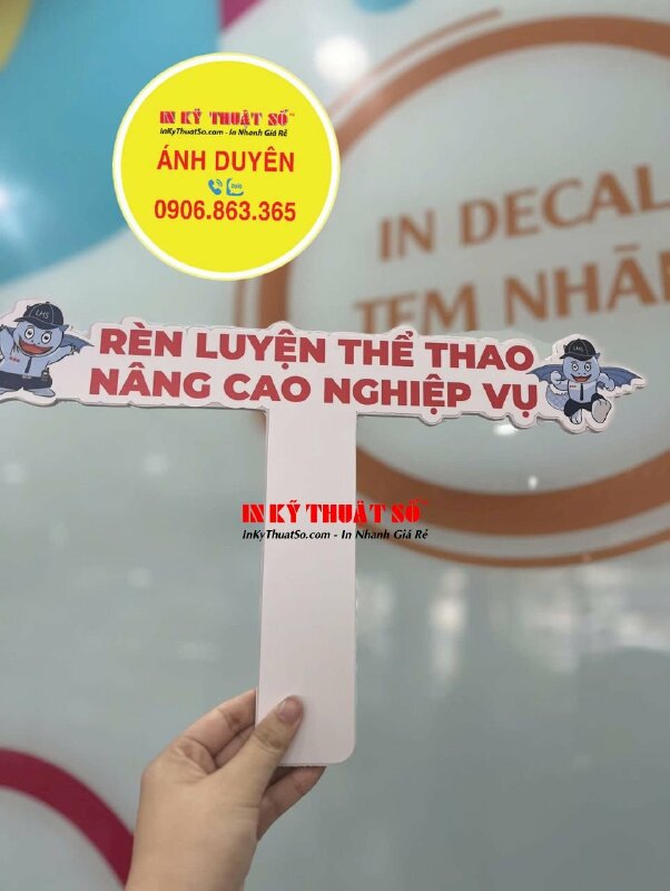 In hashtag cầm tay sự kiện hội thao, hashtag cầm tay sự kiện doanh nghiệp - INKTS1900