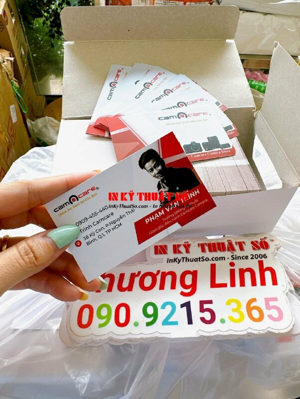 In name card số lượng lớn Offset trung tâm bảo dưỡng sữa chữa nâng cấp máy ảnh kỹ thuật số - INKTS1934