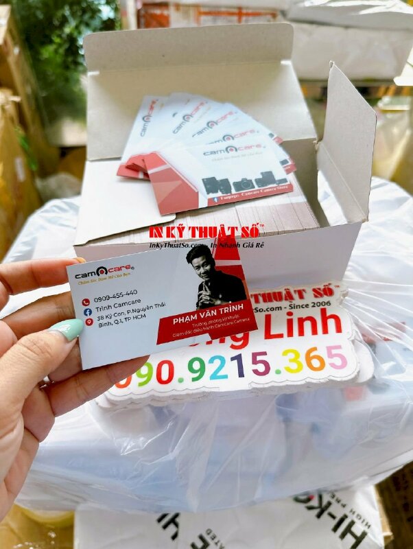 In name card số lượng lớn Offset trung tâm bảo dưỡng sữa chữa nâng cấp máy ảnh kỹ thuật số - INKTS1934